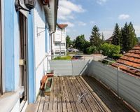 Balkon und Dach vom Lagerhaus